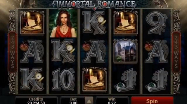 Immortal romance free slot