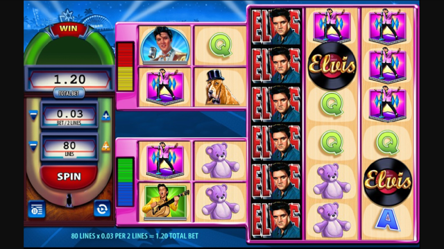 Elvis The King Lives Slot Machine