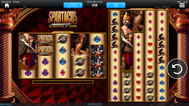 Spartacus Gladiator Of Rome Slot Machine