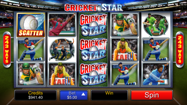 Cricket star slot games