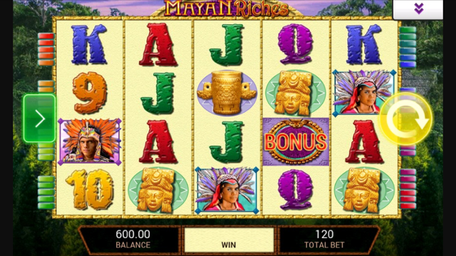 Mayan riches slot game