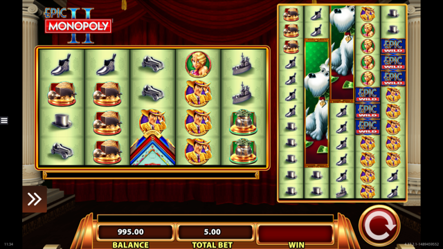 Epic monopoly ii slot machine