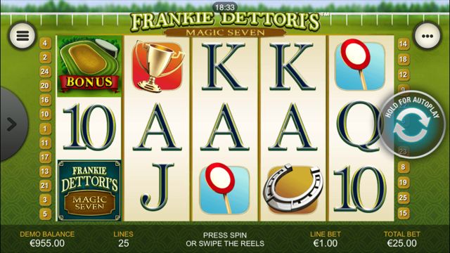 Frankie Dettori Slots Free