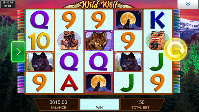 Wild wolf casino game