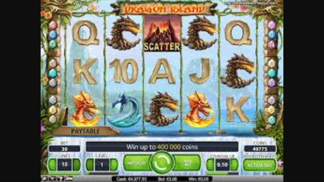 Dragon island slot reviews